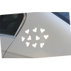 Magnet sydämet häät auton Valkoinen