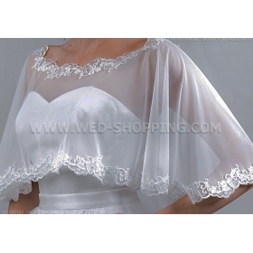 Morsiamen tylli viitta pitsi