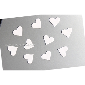 Magnet sydämet häät auton Valkoinen