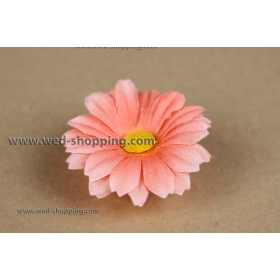 Vaaleanpunainen päivänkakkaran imukupit häät auton sisustus