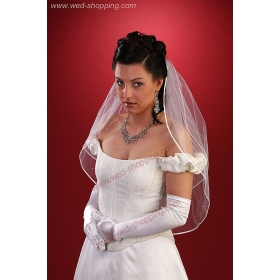 Morsiushuntu Helmillä Satiinireunus