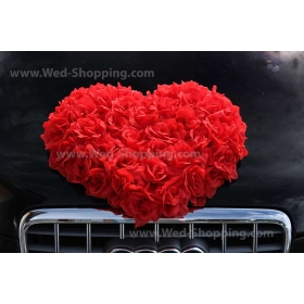 Suuri sydän ruusuja