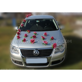 viininpunainen ruusuja imukupilla