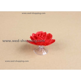 Punaisia ​​ruusuja imukupit häät auton sisustus