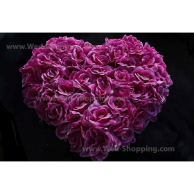 Sydän ruusuja Purple