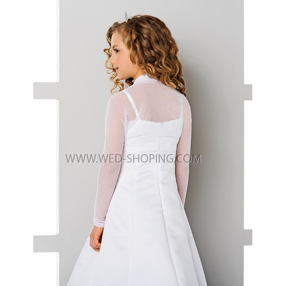 Pikkutyttö bolero-tylli pitkät hihat