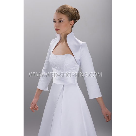 Bolero morsian satiini