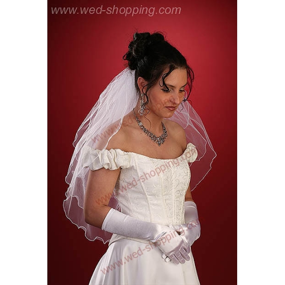 Huntu 3-kerrosta Kantattu ompelemalla