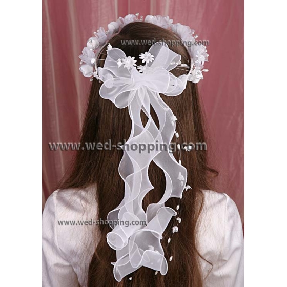 Tyttö Seppele Valkoinen