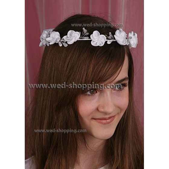 Ehtoollinen Päähine Tyttö Valkoinen