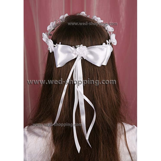 Ehtoollinen Päähine Tyttö Valkoinen