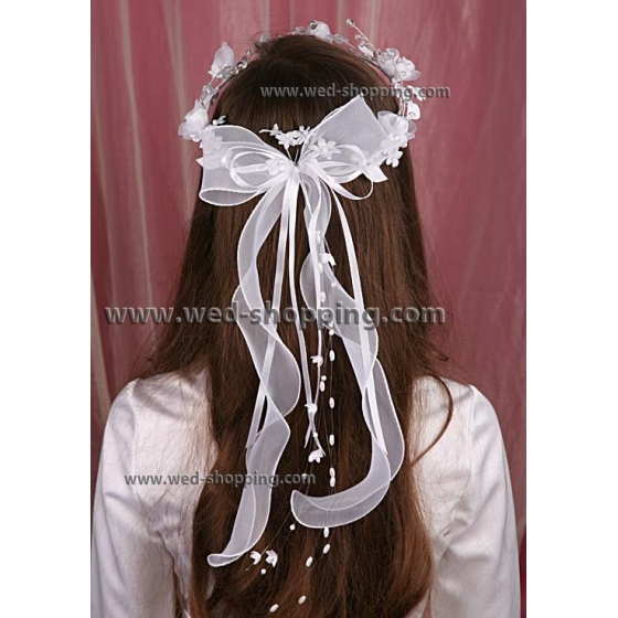 Ehtoollinen Päähine Tyttö Valkoinen