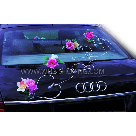 Hääauton koristelu