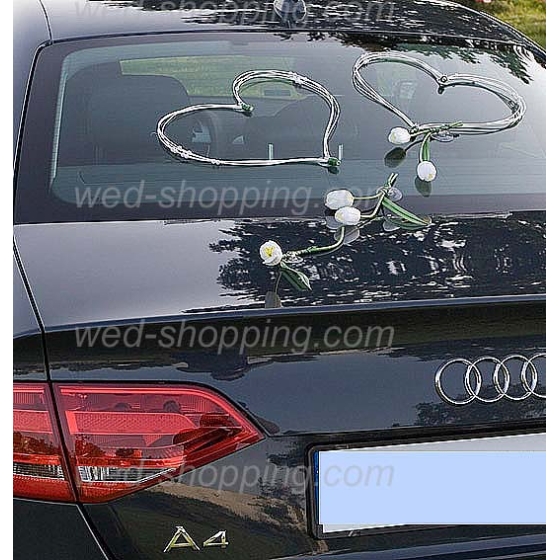 Kunniamerkki häät auto