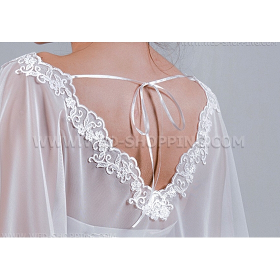 Morsiamen tylli viitta pitsi