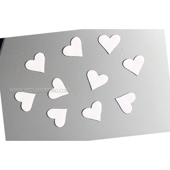 Magnet sydämet häät auton Valkoinen