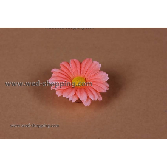 Vaaleanpunainen päivänkakkaran imukupit häät auton sisustus