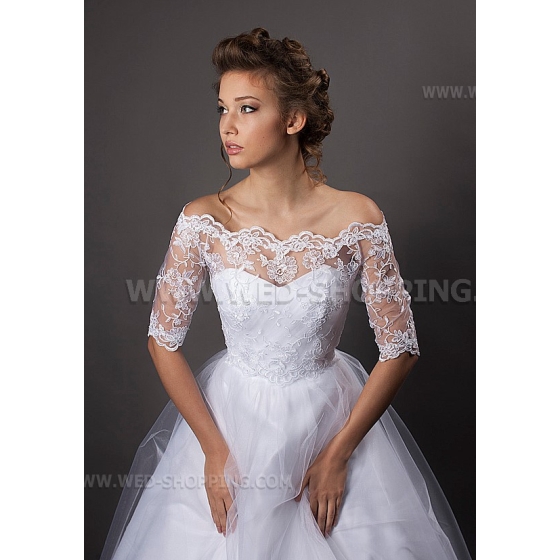 Off olkapää pitsi bolero takaisin kiinnitys napitus