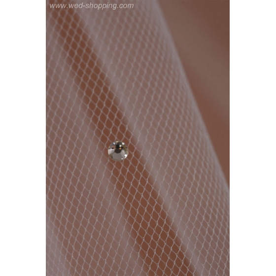 Morsiushuntu Swarovski-kristalleilla