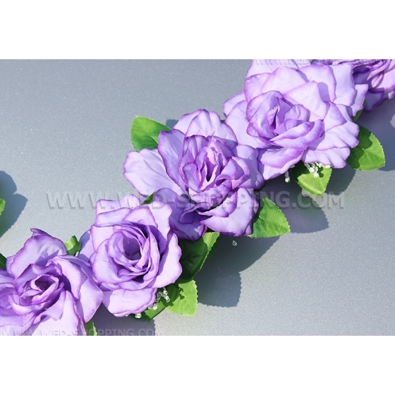 Lila ruusuja ruusuille auto