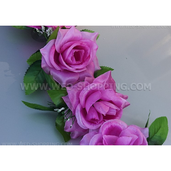 Mauve ruusuja Hääauto