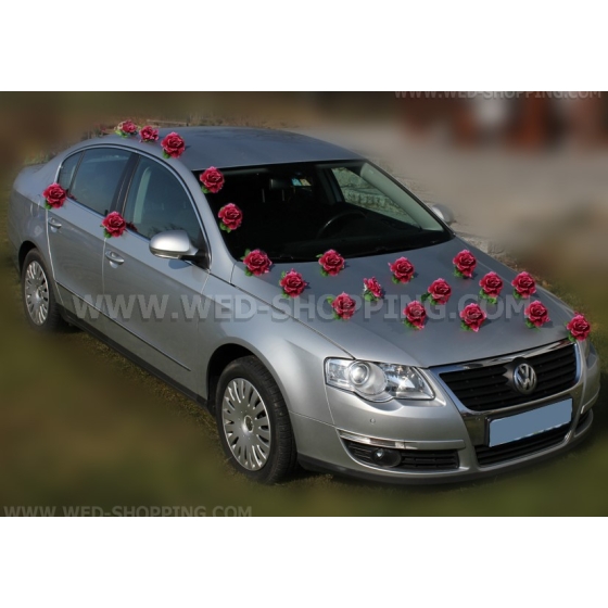 viininpunainen ruusuja imukupilla