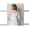 Boléro dentelle fille manches 2/3