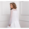 Cape de Communion en mousseline pour fille