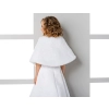 Cape fausse fourrure fille Communion