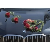 Grand cœur floral Zara pour voiture de mariage