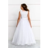 Robe de communion Dentelle Satin Tulle