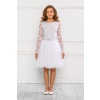 Robe de communion en Tulle Satin et Dentelle