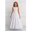 Robe de communion Satin et Perles