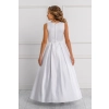 Robe de communion Satin et Perles