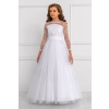 Robe de communion Satin et Tulle brodé
