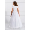 Robe de communion Satin Tulle et Broderie