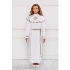 Aube robe communion fille