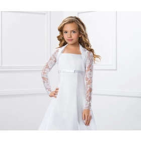 Boléro court dentelle cache épaule cérémonie fille