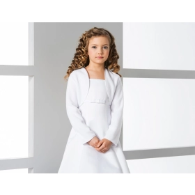 Boléro polaire fille manches longues cérémonie