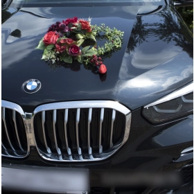 Hääkoristelu autolle ELISA. Deluxe-sarja.