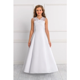 Robe de communion Satin et Dentelle