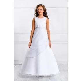 Robe de communion Satin et Organza
