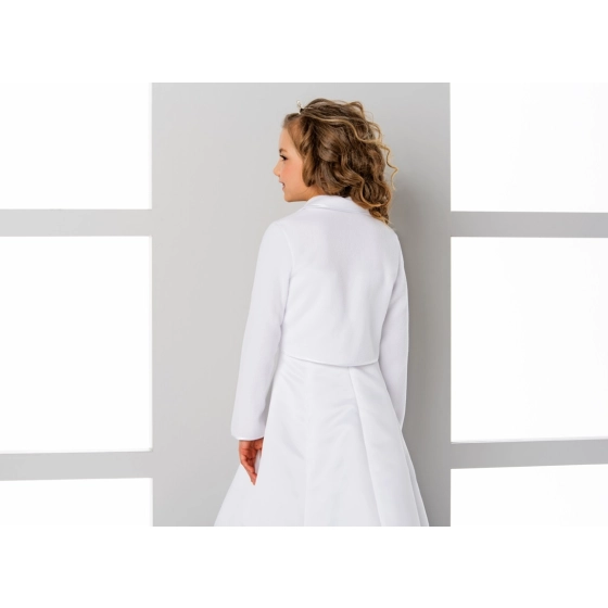 Boléro polaire fille manches longues cérémonie communion