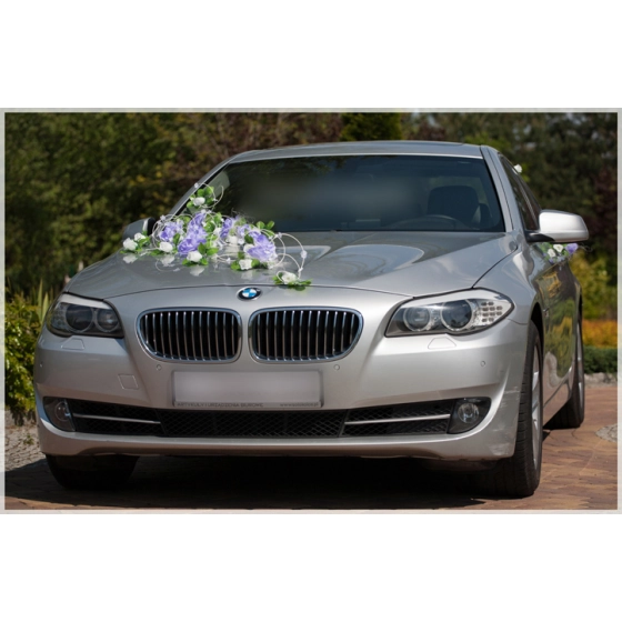 Décoration pour Mariage Roses violettes et Blanches Vira