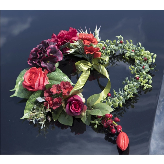 Hääkoristelu autolle ELISA. Deluxe-sarja.