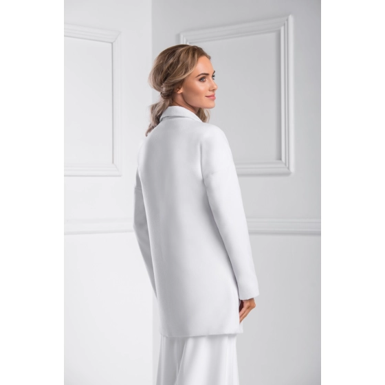 Manteau de mariée pour hiver Blanc Ivoire