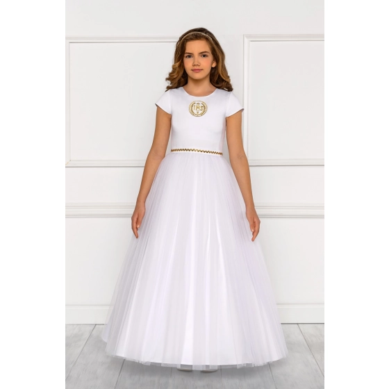 Robe de communion Satin et Tulle