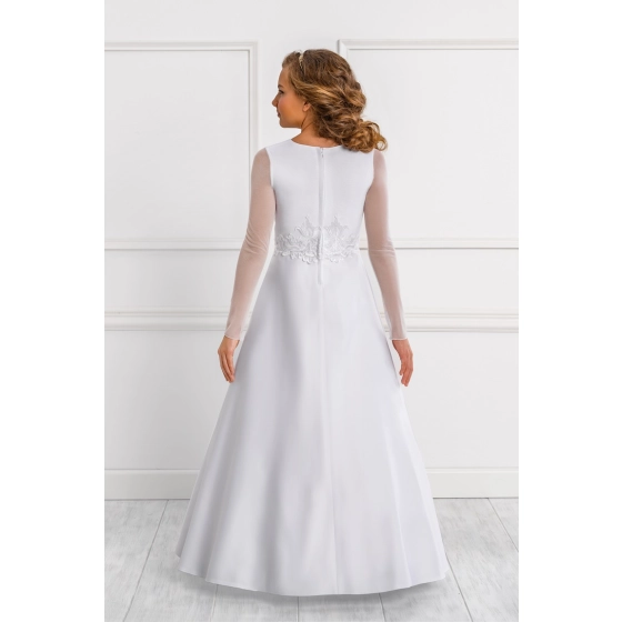 Robe de communion Tulle Satin et Dentelle